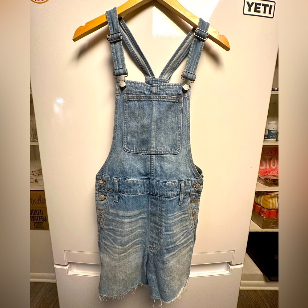 Madewell Adirondack Short Overalls in Saskia Wash / SMALL / SASKIA WASH